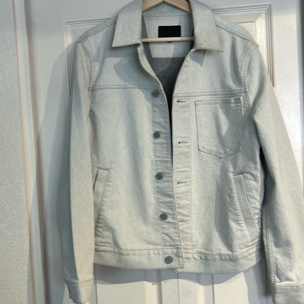 Banana Republic Light Gray Denim Jacket